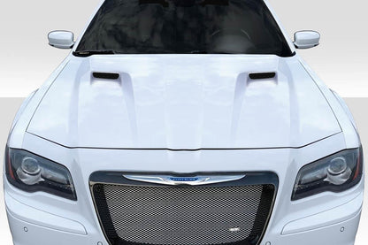 2011-2023 Chrysler 300 Cesta Hood, Fiberglass - view 1