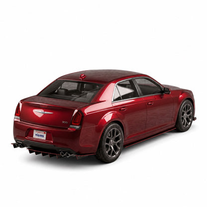 2011-2023 Chrysler 300 Jesky VR5 Rear Diffuser, ABS - view 2