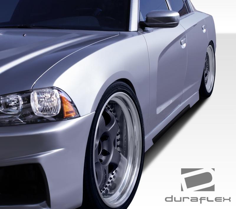 2011-2023 Dodge Charger Circuit Side Skirts Rocker Panels, Fiberglass - view 2