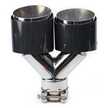 2011-2023 Dodge Charger Dual 9" Exhaust Tips, Carbon Fiber