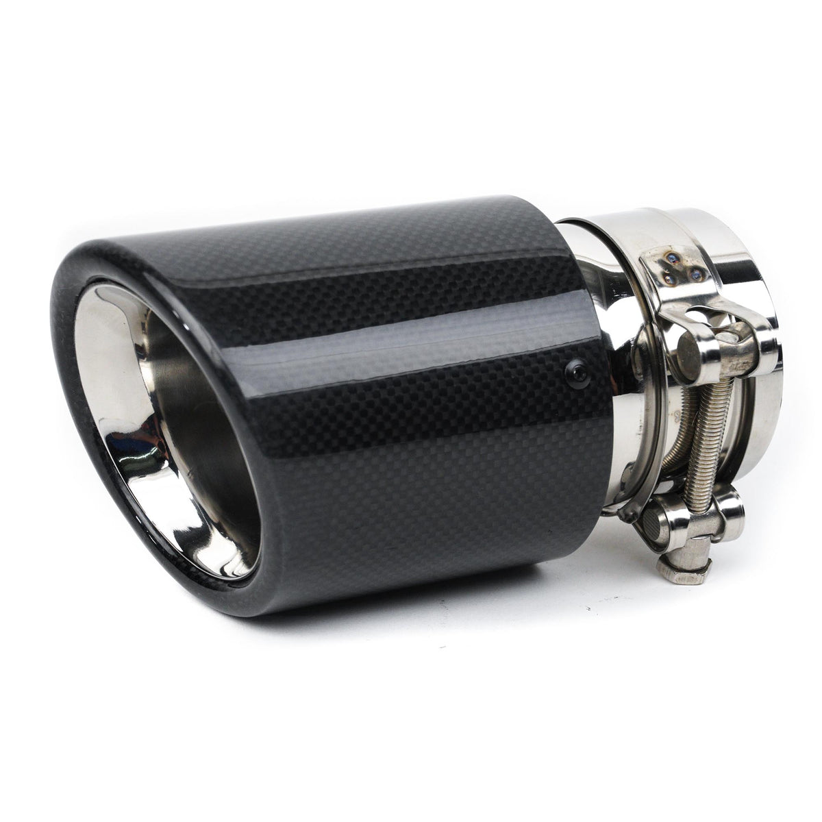 2011-2023 Dodge Charger Single 4" Exhaust Tips, Carbon Fiber