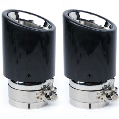 2011-2023 Dodge Charger Single 4" Exhaust Tips, Carbon Fiber - view 6