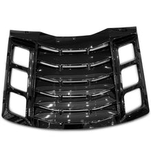 2011-2023 Dodge Charger V3R Rear Window Louvers, Gloss Black
