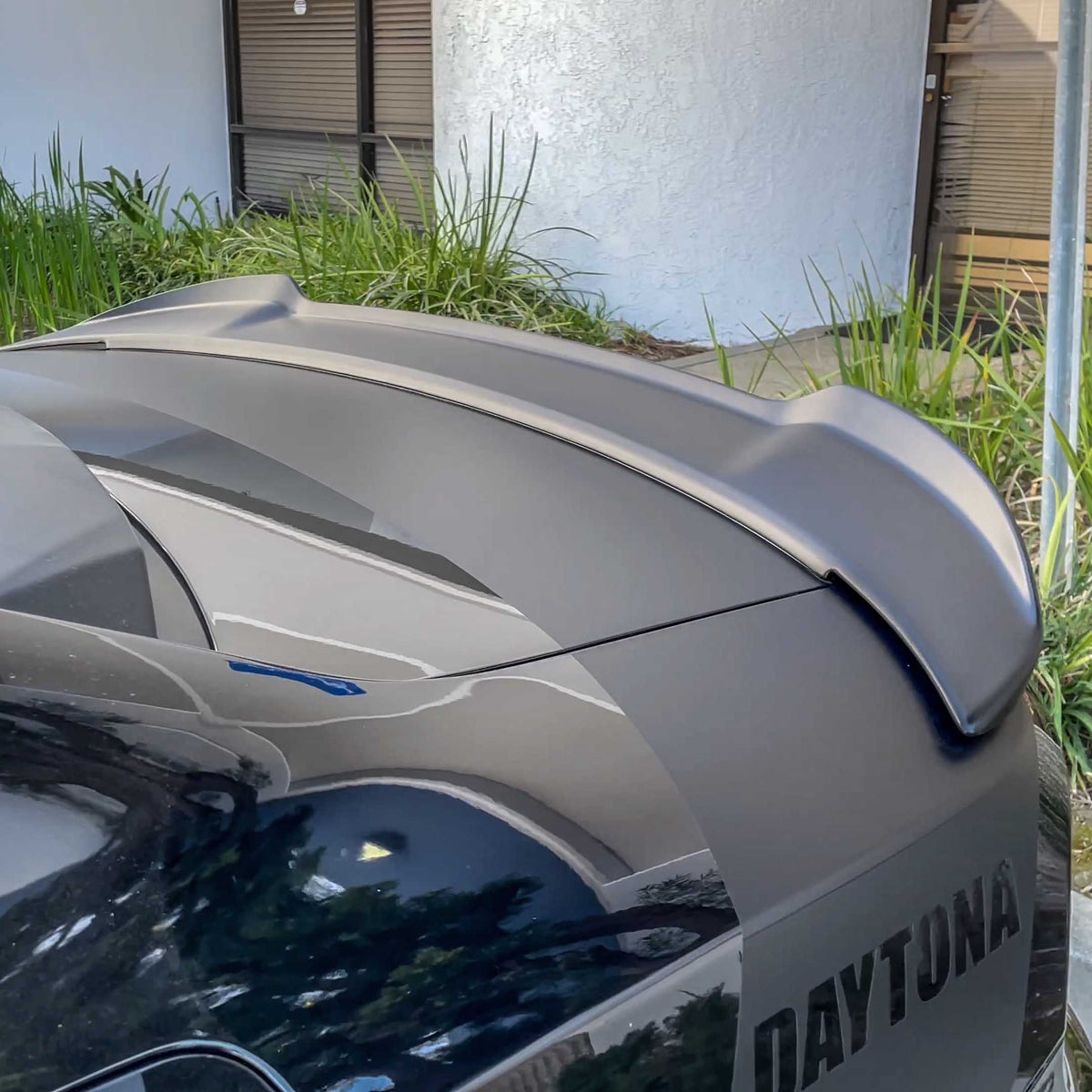 2011-2023 Dodge Charger V5R Style Rear Wing Spoiler, Matte Black - view 11