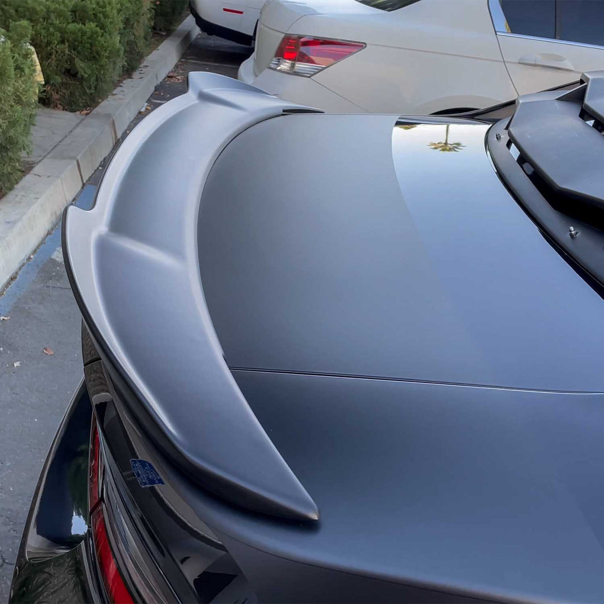 2011-2023 Dodge Charger V5R Style Rear Wing Spoiler, Matte Black - view 5