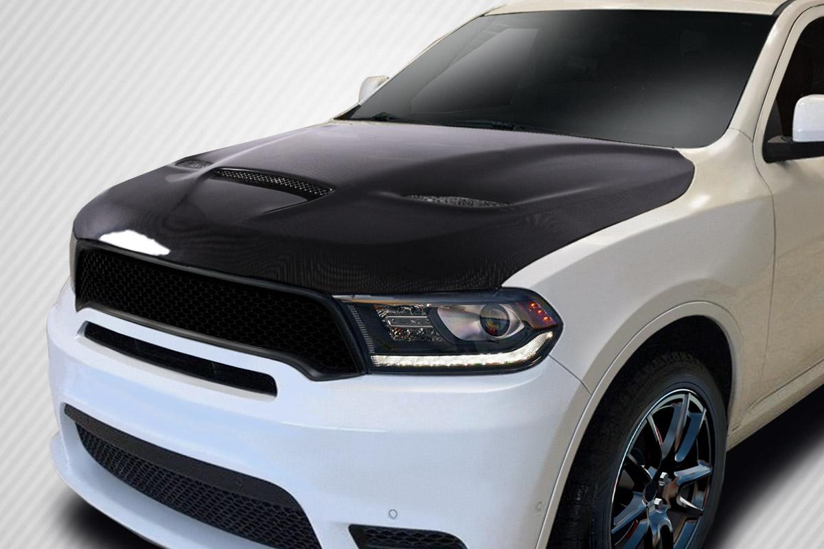 2011-2026 Dodge Durango SRT Hellcat Look Hood, Carbon Fiber - view 2