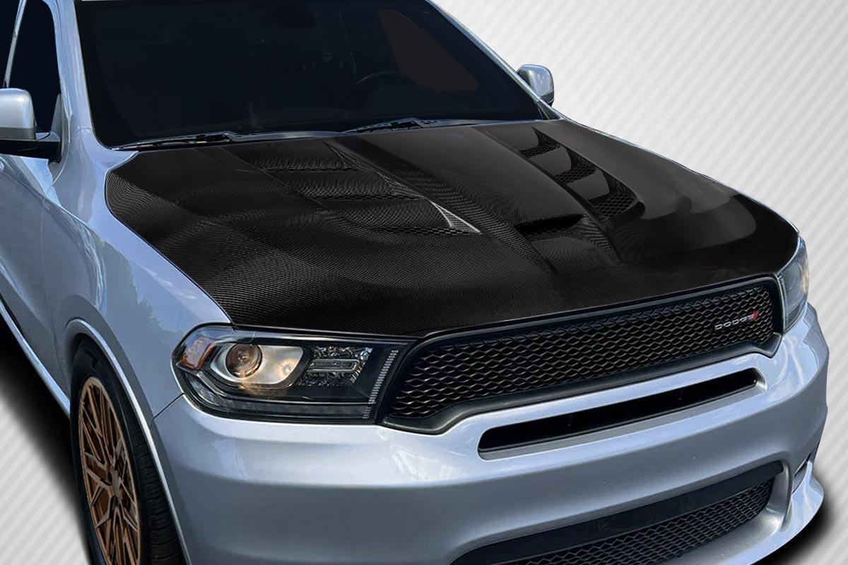 2011-2026 Dodge Durango Viper Hood, Carbon Fiber - view 2