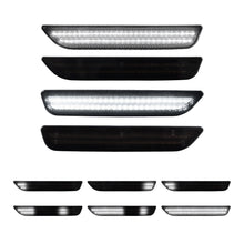 2010-2014 Ford Mustang Smoke Lens White Dynamic Animation LED Side Markers