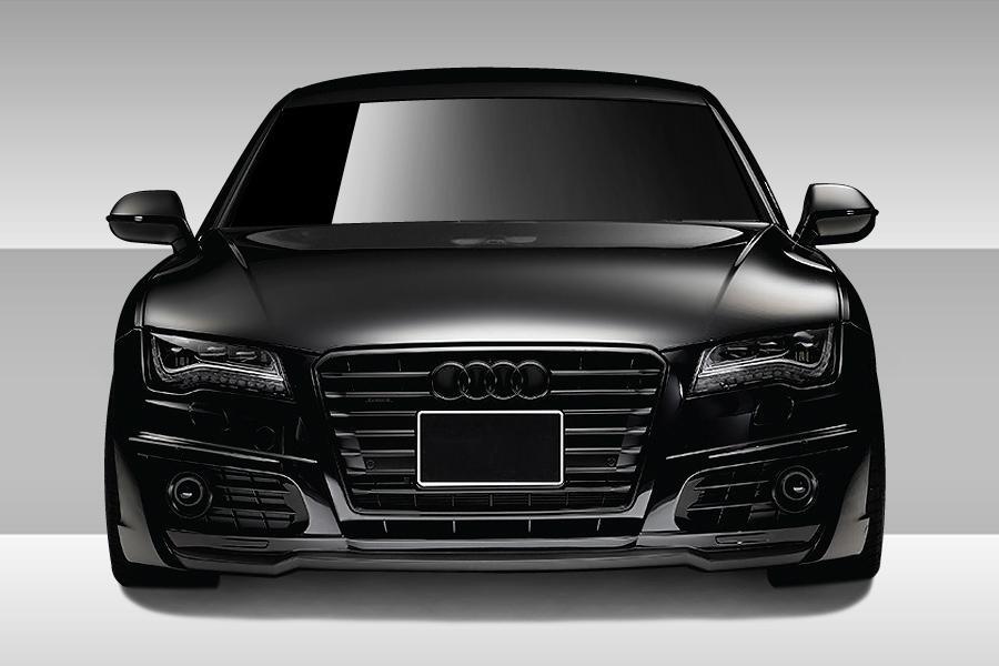2012-2015 Audi A7 C7 Eros Version 1 Front Lip Under Air Dam Spoiler - view 1