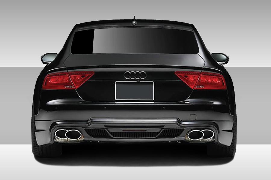 2012-2015 Audi A7 C7 Eros Version 1 Rear Lip Under Air Dam Spoiler - view 1