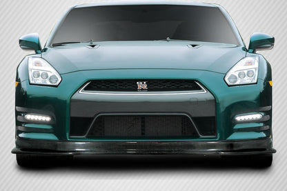 2012-2016 Nissan GT-R R35 HK Front Lip Spoiler, Carbon Fiber - view 1