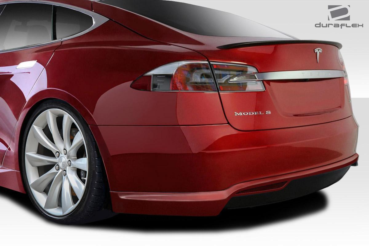 2012-2016 Tesla Model S UTech Rear Diffuser, Fiberglass - view 2