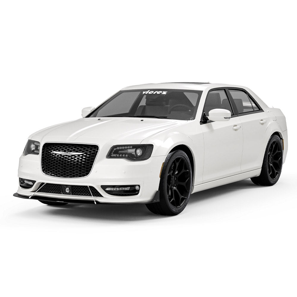 2012-2023 Chrysler 300 SRT Replacement Front Bumper With Fog Lamp & DRL (With Sensor Hole/Without Trailer Cover)
