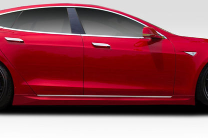 2012-2023 Tesla Model S UTech Side Skirts, Fiberglass - view 1
