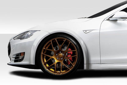 2012-2025 Tesla Model S RVS Front Fender Flares, Fiberglass - view 1