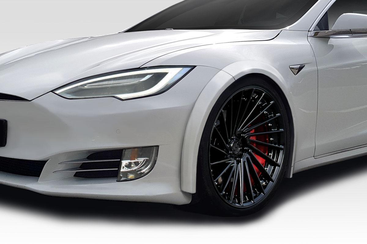 2012-2025 Tesla Model S RVS Front Fender Flares, Fiberglass - view 2