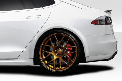 2012-2025 Tesla Model S Duraflex RVS Rear Fender Flares - 4 Piece
