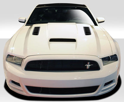 2013-2014 Ford Mustang / 2010-2014 Mustang GT500 CVX Hood, Fiberglass - view 1