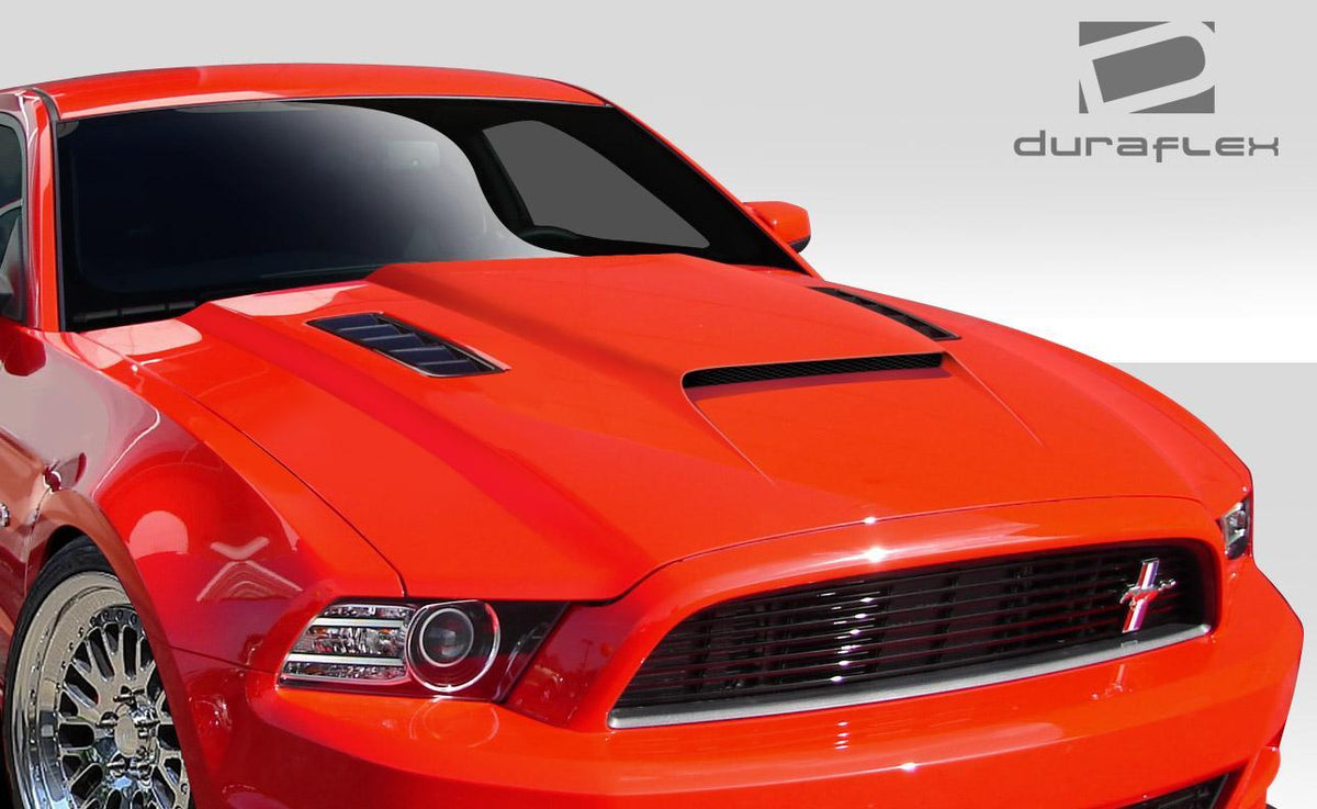 2013-2014 Ford Mustang / 2010-2014 Mustang GT500 CVX Hood, Fiberglass - view 2