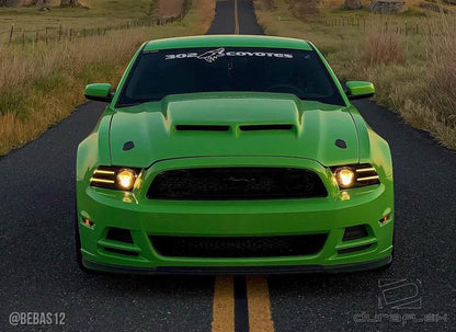 2013-2014 Ford Mustang / 2010-2014 Mustang GT500 CVX Version 2 Hood - view 2