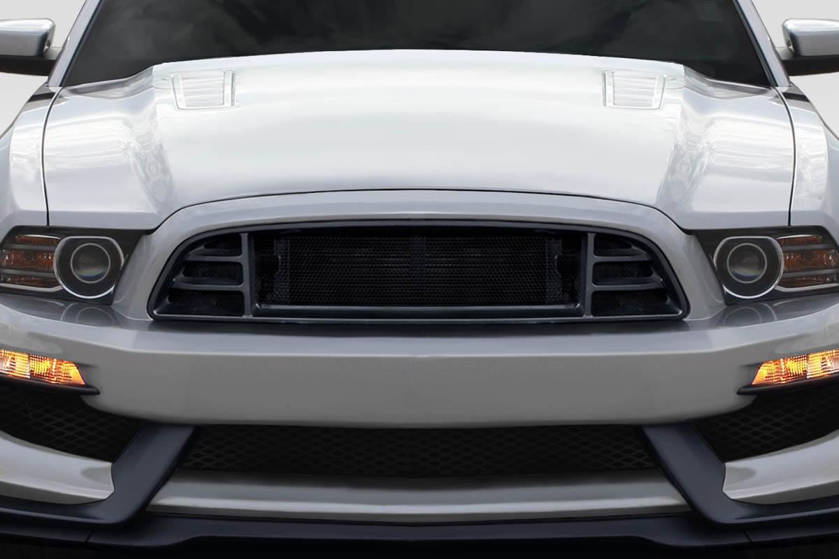 2013-2014 Ford Mustang GT Front Bumper Grille, Fiberglass - view 1
