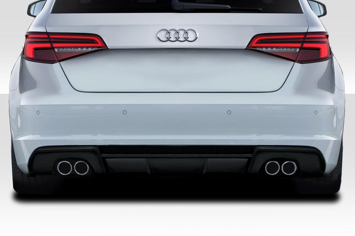2013-2016 Audi A3 Sportback RS3 Look Rear Diffuser, Fiberglass - view 1