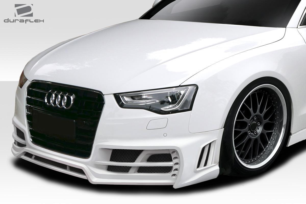 2013-2016 Audi A5 B8 4DR TKR Front Bumper, Fiberglass - view 2
