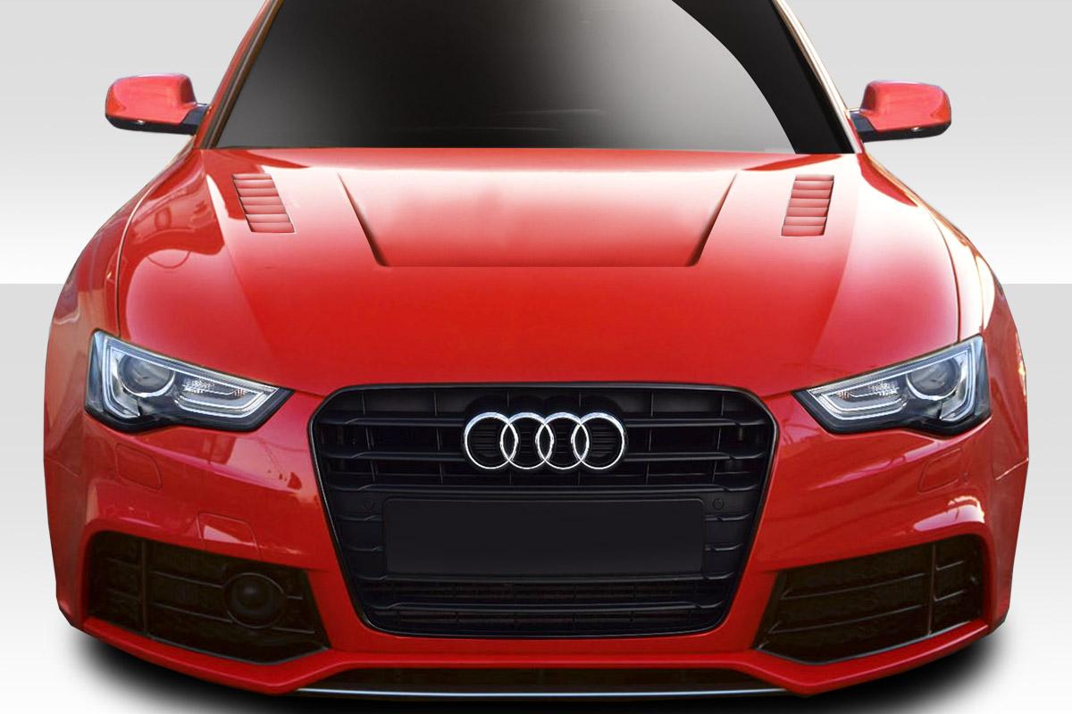 2013-2016 Audi A5 S5 B8 Eros Version 1 Hood, Fiberglass - view 1