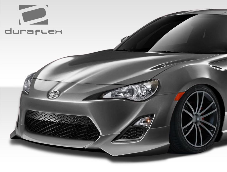 2013-2016 Scion FR-S X-5 Front Lip Under Spoiler Air Dam, Fiberglass - view 2