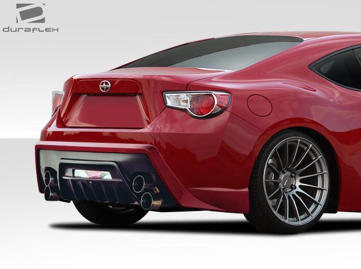 2013-2019 Scion FR-S Toyota 86 Subaru BRZ W-1 Rear Bumper Cover - view 2