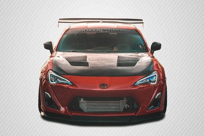 2013-2020 Scion FR-S Toyota 86 Subaru BRZ Dritech 86-R Hood, Carbon - view 1