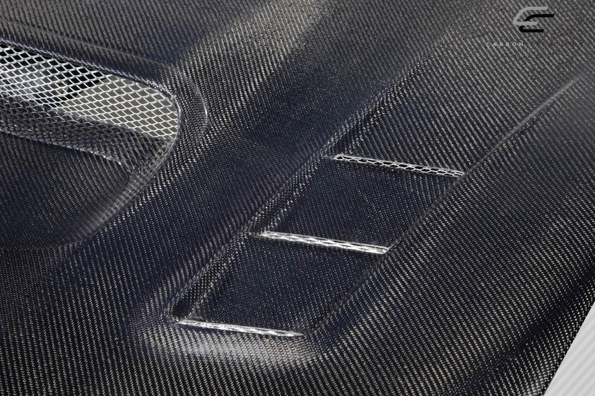 2013-2020 Scion FR-S Toyota 86 Subaru BRZ STI Look Hood, Carbon Fiber - view 6