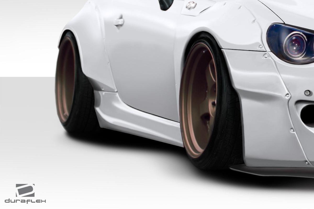 2013-2020 Scion FR-S Toyota 86 Subaru BRZ GT500 V2 Side Skirt Rocker - view 2