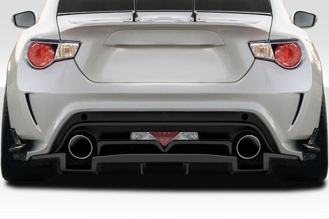 2013-2020 Scion FR-S Toyota 86 Subaru BRZ Duraflex Vantix Rear Bumper Cover - 4 Piece ( Includes Diffuser and canards )