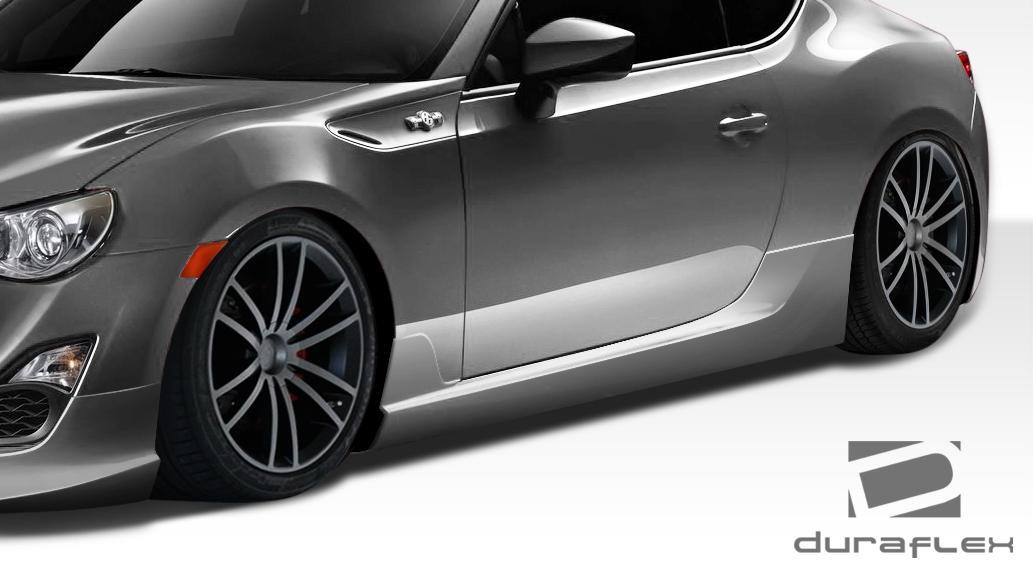 2013-2020 Scion FR-S Toyota 86 Subaru BRZ X-5 Side Skirts Rocker - view 2