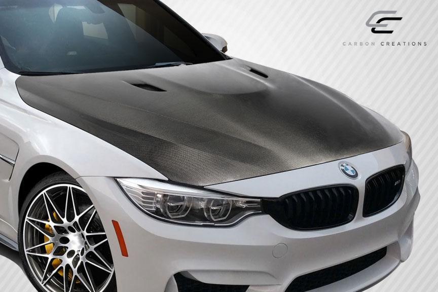 2014-2018 BMW M3 F80 2014-2020 M4 F82 F83 DriTech E92 M3 Look Hood - view 2