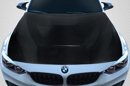 2014-2018 BMW M3 F80 / 2014-2020 M4 F82 F83 GTS Look Hood, Carbon - view 1