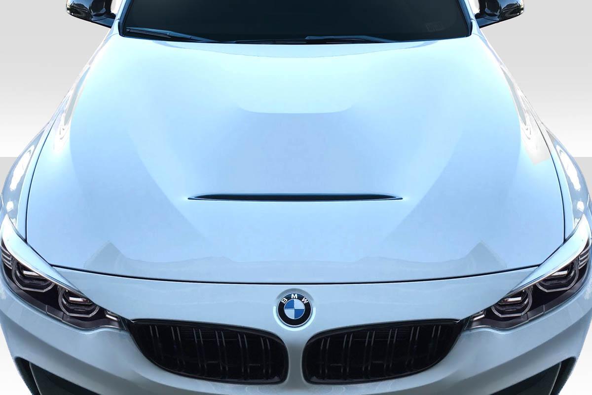 2014-2018 BMW M3 F80 / 2014-2020 M4 F82 F83 GTS Look Hood, Fiberglass - view 1