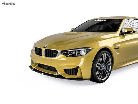 2014-2018 BMW M4 F82 F83 VZ Style Front Bumper Splitter
