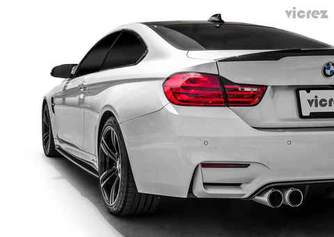 2014-2019 BMW M4 F82 F83/ M3 F80 M Carbon Fiber Side Skirts Splitters