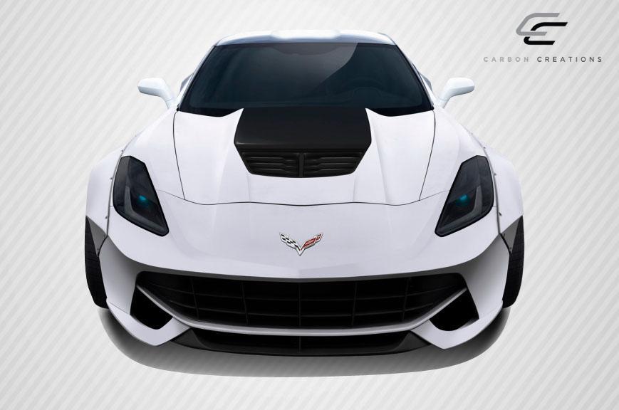 2014-2019 Chevrolet Corvette C7 DriTech Z06 Look Hood, Carbon Fiber - view 2