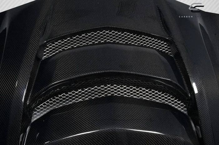 2014-2019 Chevrolet Corvette C7 ZR1 Look Hood, Carbon Fiber - view 9