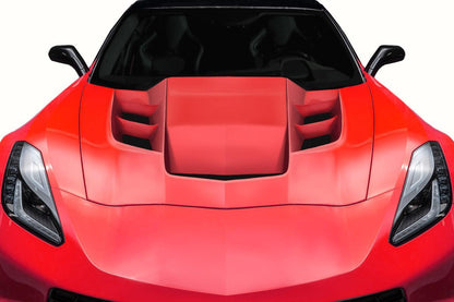 2014-2019 Chevrolet Corvette C7 Eagle Eye Hood, Fiberglass - view 1