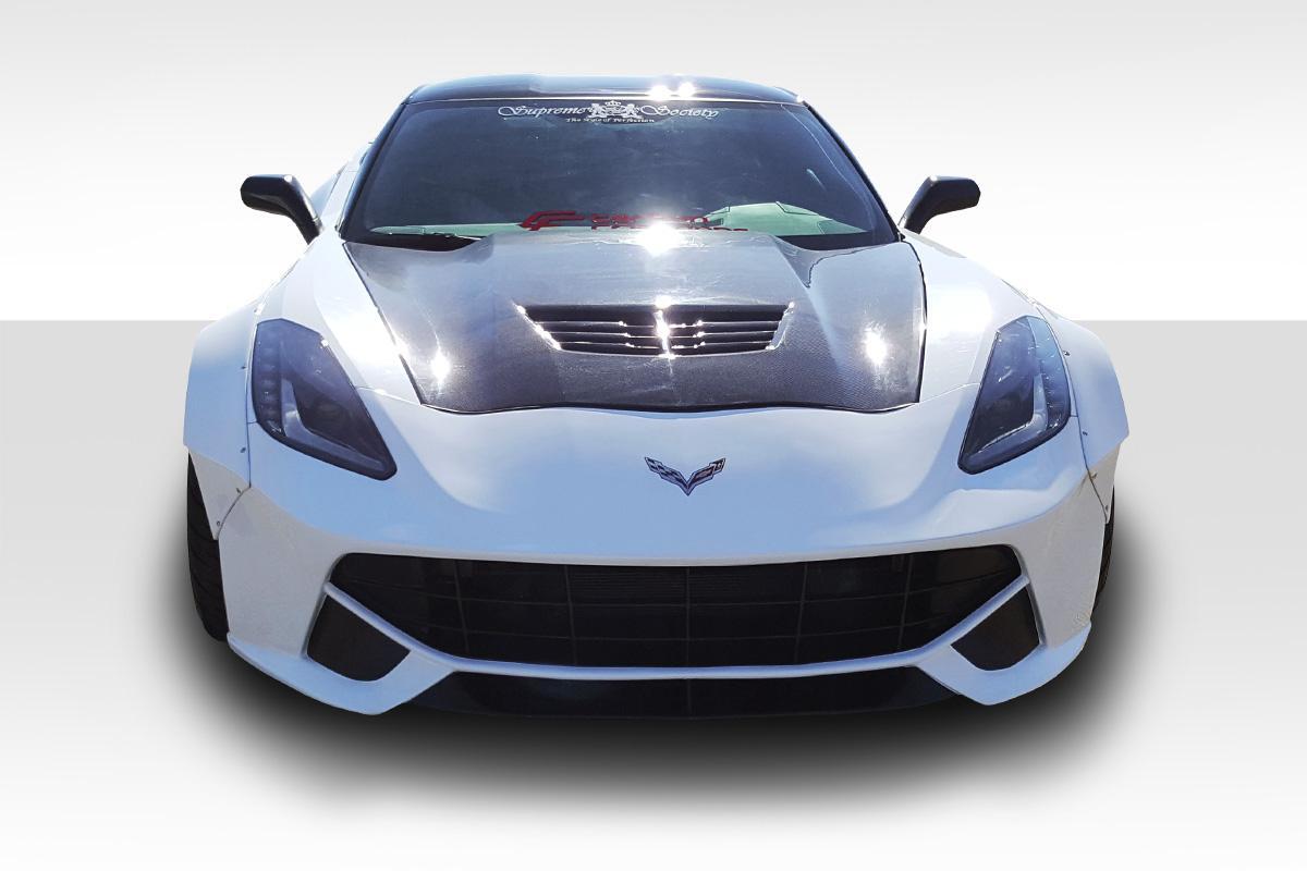 2014-2019 Chevrolet Corvette C7 Gran Veloce Front Bumper, Fiberglass - view 1