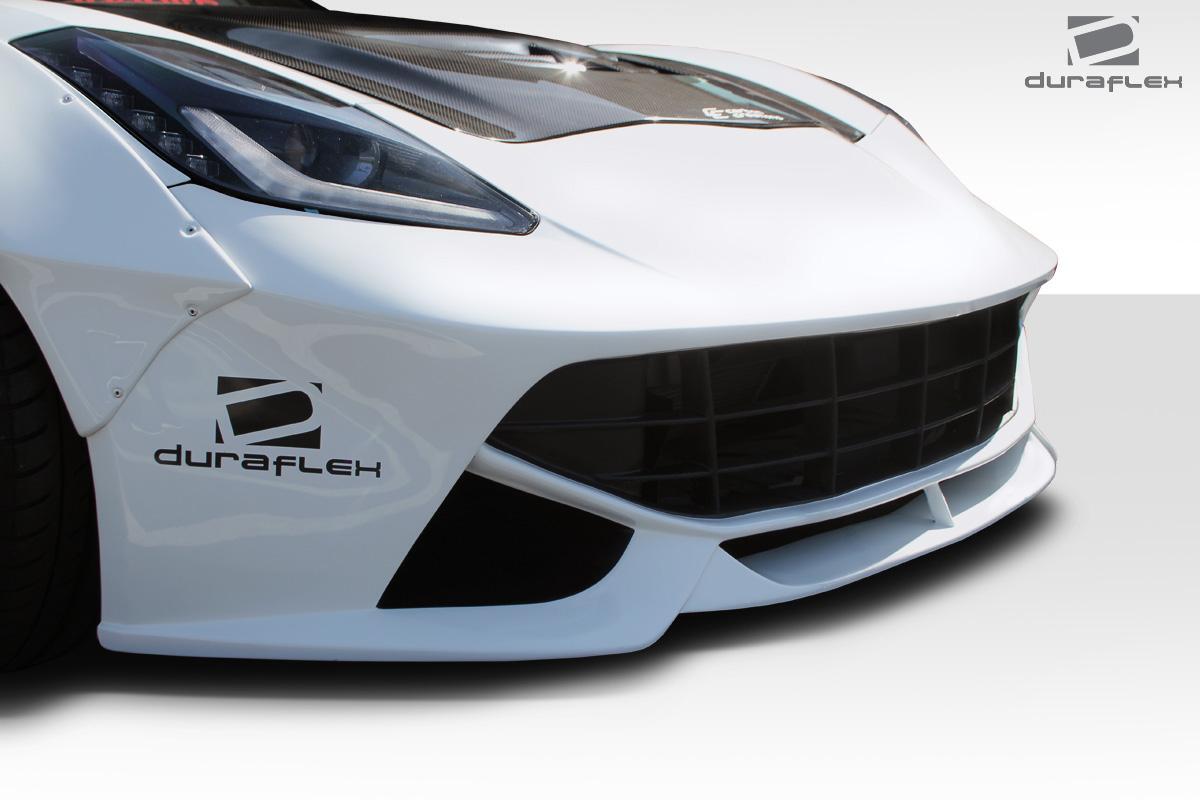 2014-2019 Chevrolet Corvette C7 Gran Veloce Front Bumper, Fiberglass - view 3