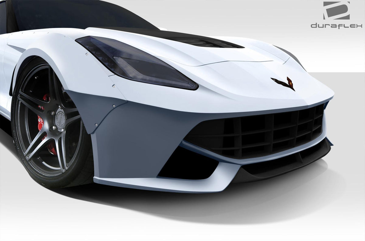 2014-2019 Chevrolet Corvette C7 Gran Veloce Front Bumper, Fiberglass - view 4