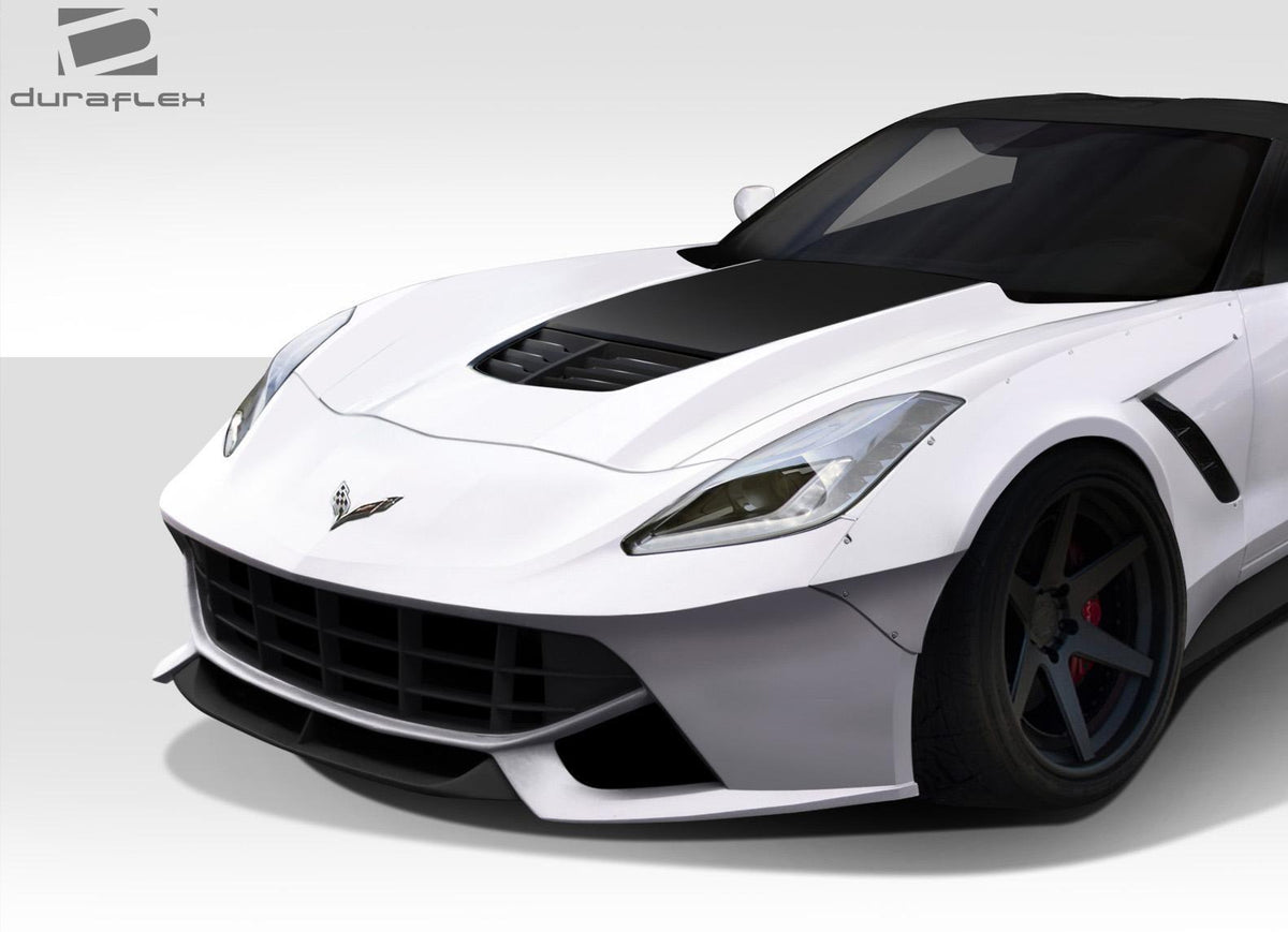 2014-2019 Chevrolet Corvette C7 Gran Veloce Front Bumper, Fiberglass - view 5