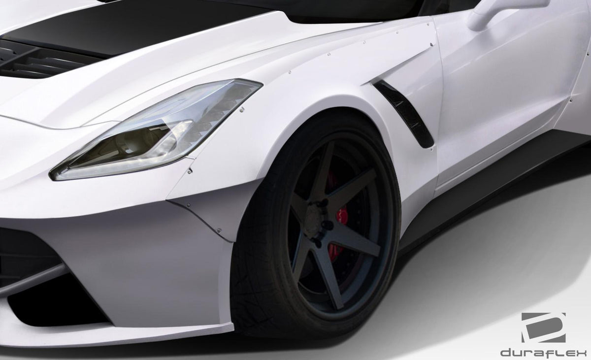 2014-2019 Chevrolet Corvette C7 Gran Veloce Wide Body Front Fender - view 2