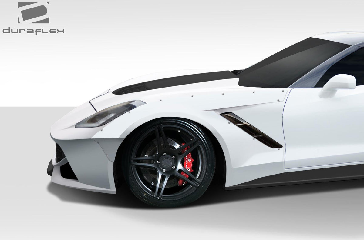 2014-2019 Chevrolet Corvette C7 Gran Veloce Wide Body Front Fender - view 3