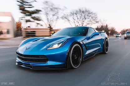 2014-2019 Chevrolet Corvette C7 ZR-C Fender Flares, Fiberglass - view 2